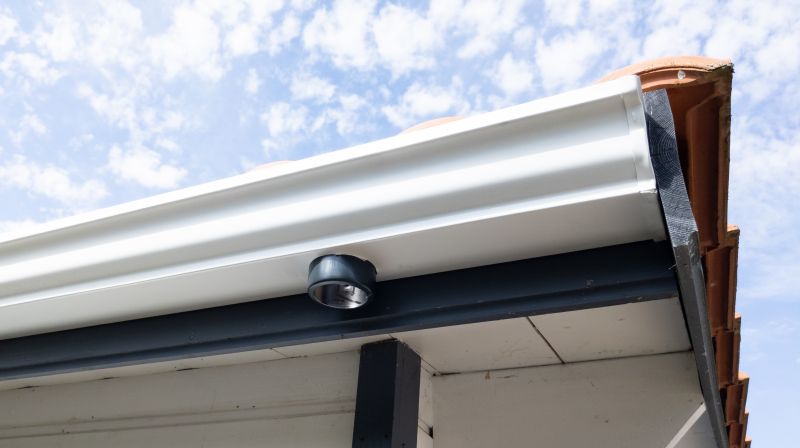 Close-up of Gutter Cover Fit